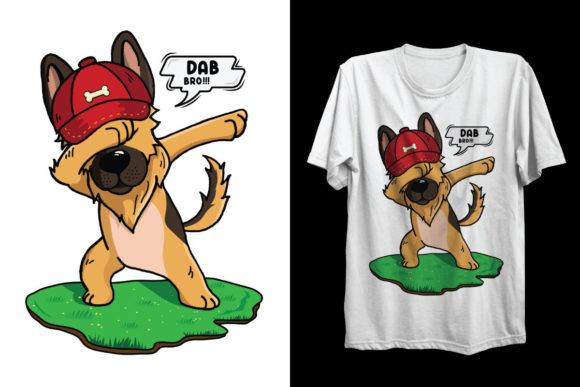 Dab Bro German Shepherd Dog SVG T Shirt