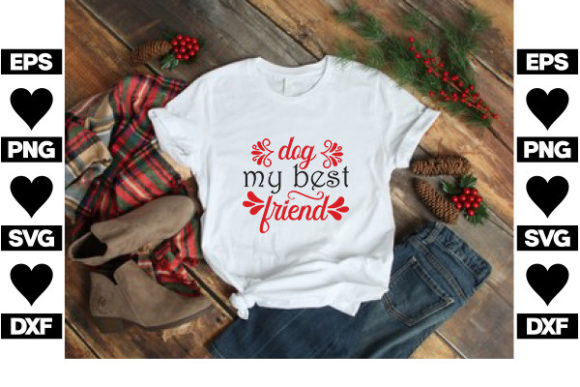 Dog My Best Friend SVG Design