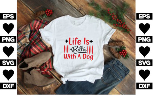 Dog, SVG Design, Life is Better with a D