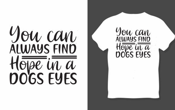 Dog SVG Design: You Can Always Find Hope